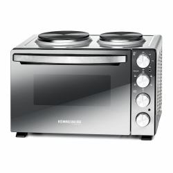 Rommelsbacher KM 3300 cocina Cocina portátil Eléctrico Hornillo eléctrico / Placa eléctrica Negro, Plata (Rommelsbacher KM 3300 - elektrisk ovn)