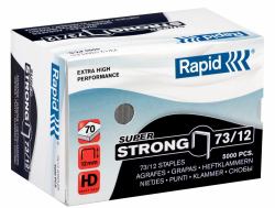Rapid 73/12 Paquete de grapas 5000 grapas (Rapid Super Strong - hÃ¦fteklammer - 73)