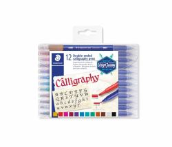 Staedtler 3005 pluma fuente Multicolor 12 pieza[s] (Kalligrafipen Duo 2,0+3,5mm ass [12])