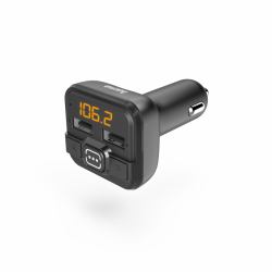 Hama 00014163 transmisor FM 87,6 - 107,9 MHz Encendedor de cigarrillos Negro (Hama - FM-transmitter / strÃ¸madapter f)