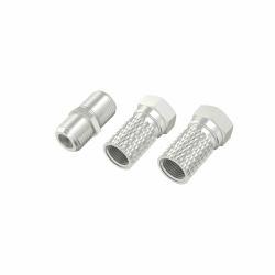 Hama 00205203 conector coaxial Tipo F 3 pieza[s] (HAMA SAT Adapter Kit F)