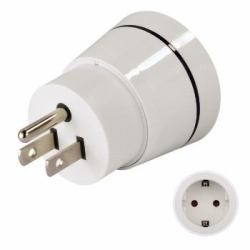 Hama 00121994 adaptador de enchufe eléctrico Blanco (Hama Travel Adapter Plug - Adapter fÃ¼r)