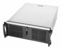 Chenbro RM41300 telaio dell'apparecchiatura di rete 4U Nero, Argento (Rm41300 Network Equipment - Chassis 4U Black, Silver - Warranty: 12M)
