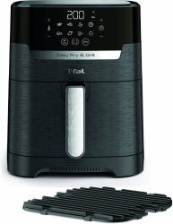 Tefal Easy Fry & Grill EY5058 Sencillo 4,2 L Independiente 1550 W Freidora de aire caliente Negro (Tefal Airfryer EY5058 Easy Fry & Grill)