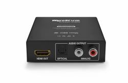WyreStorm EXP-CON-AUD-H2 convertidor de audio Negro (Wyrestorm - EXP-CON-AUD-H2 - 4K60Hz 4:4:4 HDMI 2.0 Audio Extractor with Passthrough / HDMI to S/PDIF or RCA / 4K60 / Dolby Vision & HDR)