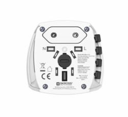 Hama MUV Micro adaptador de enchufe eléctrico Universal Blanco (HAMA World Travel Adapter Micro 2-pin)