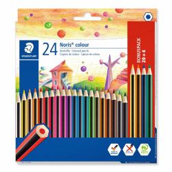 Staedtler 185 C24P lápiz de color (Farveblyant Noris Colour ass [20+4])