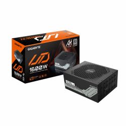 GIGABYTE UD1600PM PG5 AI TOP unidad de fuente de alimentación 1600 W 20+4 pin ATX ATX Negro (GIGABYTE 1600W PLAT F/M UD1600PM AI TOP)