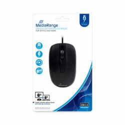 MediaRange MROS211 ratón Oficina Ambidextro USB tipo A Óptico 1000 DPI 
