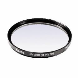 Hama UV Filter 390, 49mm Filtro a raggi ultravioletti [UV] per fotocamera (Hama UV Filter UV-390 [O-Haze] - filte)