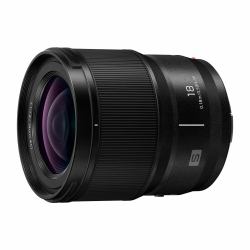 Panasonic S-S18 MILC Ángulo amplio Negro (S-S18 - Ultra-wide-angle 18mm F1.8 lens with compact and lightweight design)
