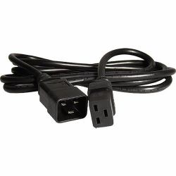 Cablenet 42-0568 cable de transmisión Negro 2,5 m C20 acoplador C19 acoplador (CNL 2.5M C20-C19 Bk PVC 1.5MM)