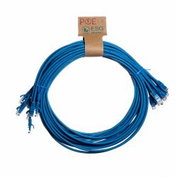 cablenet CNL 10PK 1M C6 Bl UTP Ls 24AWG SB cable de red Azul Cat6 U/UTP [UTP] 