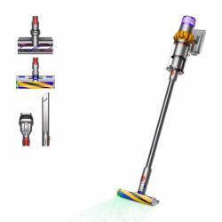 Dyson V15 Detect Absolute Aspiradora escoba 2 en 1 Batería Secar Sin bolsa 0,76 L 660 W Níquel, Amarillo (Dyson V15 Detect Absolute - stÃ¸vsuger)