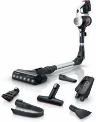 Bosch BSS711W aspiradora de pie y escoba eléctrica Aspiradora escoba Batería Secar Sin bolsa 0,3 L Negro, Plata, Blanco (Bosch Unlimited 7 BSS711W - stÃ¸vsuger)