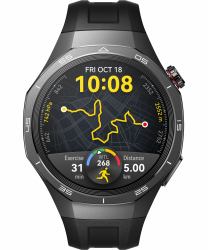 Huawei WATCH GT5 Pro 46mm 3,63 cm [1.43"] AMOLED Digital 466 x 466 Pixeles Negro GPS [satélite] (Huawei Watch GT 5 Pro - titanium - sma)