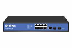 Ernitec ELECTRA-M08-1GB-150W switch Gestionado L2/L2+ Gigabit Ethernet [10/100/1000] Energía sob...