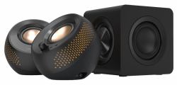 Creative Labs Creative Pebble X Plus conjunto de altavoces 30 W Universal Negro 2.1 canales Bluetooth (CREATIVE Pebble X Plus - 2.1 USB-C Speakers Customizable RGB Lighting 51MF0495AA000)