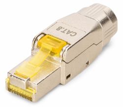 Digitus Connettore di campo CAT 8.1, schermato, connessione di montaggio senza attrezzi (DIGITUS Feldstecker CAT 8.1 geschirmt)
