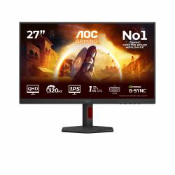 AOC G4 Q27G4SRU pantalla para PC 68,6 cm [27"] 2560 x 1440 Pixeles Quad HD LED Negro, Rojo 