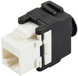 CAT5E UTP TOOLLESS KEYSTONE - JACK WITH CABLE HOLDER - Warranty: 24M