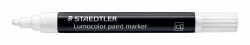 Staedtler Lumocolor 349 C4 rotulador para colorear Blanco 1 pieza[s] (Marker Lumocolor Paintmarker 2,4mm ass)