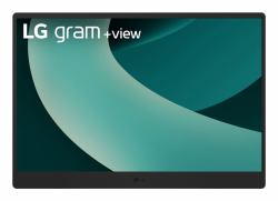 LG 17MT70 Monitor portátil Negro, Acero inoxidable 43,2 cm [17"] LED 2560 x 1600 Pixeles (LG gram +view 43,2cm [17"] 16:10 IPS W)