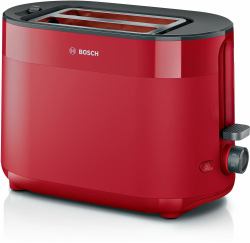 Bosch TAT2M124 tostadora 6 2 rebanada[s] 950 W Rojo (Bosch MyMoment brÃ¸drister)