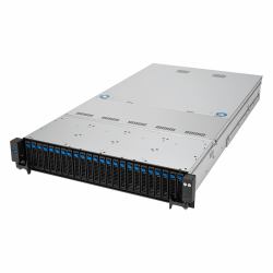ASUS RS521A-E12-RS24U Socket SP5 Bastidor [2U] Negro, Plata (ASUS SP5 RS521A-E12-RS24U 2U SERVER)