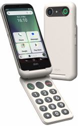 Doro Aurora A20 11,4 cm [4.5"] SIM doble Android 14 4G USB Tipo C 4 GB 64 GB 3000 mAh Negro, Blanco (DORO AURORA A20 BONE - NO CRADLE 4.5IN ANDROID)