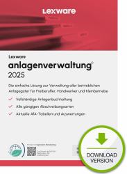 Lexware anlagenverwaltung 2025 Download Jahresversion [365-Tage] Contabilidad 1 año[s] (Lexware anlagenverwaltung 2025 Jahresversion [365 Tage] - ESD-Download)