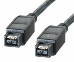ROLINE 11.02.9518 cavo firewire 1,8 m 9-p Nero (IEEE 1394B KABEL9/9PIN18M - )