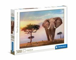 Clementoni African Sunset Puzzle 500 pz Animali (Clementoni African Sunset Puslespil 50)