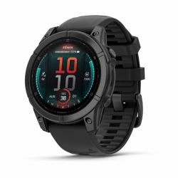 Garmin Fenix E 3,3 cm [1.3"] AMOLED 47 mm Digital 416 x 416 Pixeles Pantalla táctil Negro Wifi GPS [satélite] (Garmin fenix E - skifergrÃ¥ stÃ¥l - spor)