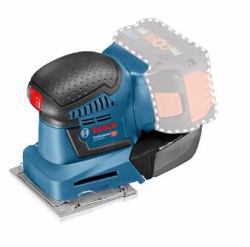 Bosch GSS 18V-10 Professional Levigatrice orbitale casuale 22000 OPM Nero, Blu, Rosso (Bosch GSS 18V-10 Professional - kredsl)