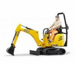 BRUDER 62002 vehículo de juguete (BRUDER bworld - JCB Micro Excavator 80)
