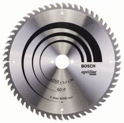 Bosch 2 608 640 729 hoja de sierra circular 25 cm 1 pieza[s] (Bosch Optiline Wood rundsavsklinge - f)