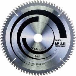 Bosch ‎2608641204 hoja de sierra circular 26 cm 1 pieza[s] (Bosch Multi Material rundsavsklinge -)