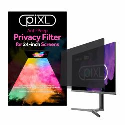 pixl 27-Inch Monitor Anti-Peep Privacy Screen Filter Anti-Glare Anti-Static 61 cm [24"] Filtro de...