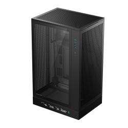 DeepCool CH270 Digital Mini Tower Negro (DeepCool CH270 Digital Micro-ATX Case, Mini-Tower PC Case with Tempered Glass Side Panel, USB-C Port, High Airflow Support for 360mm Radiator, ATX PSU, Black)