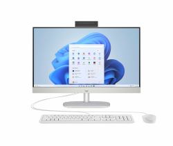 HP 24-cr0063na Intel? Core? i3-N300 8GB RAM 256GB SSD 23.8" Full HD Windows 11 Home All-in-One Desktop PC - White - BM5L7EA#ABU