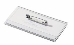 Durable 800119 insignia/pase Placa identificativa Plástico 100 pieza[s] (Identity Badge/Badge Holder - Plastic 100 Pc[S] - Warranty: 12M)