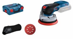 Bosch GEX 18V-125 Professional Levigatrice orbitale casuale 10000 Giri/min 20000 OPM Nero, Blu (Bosch GEX Professional 18V-125 - slibe)
