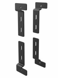 Vogel's PLA 9330 Soportes de acabado lateral 4 unidades (PLA 9330 SIDE TRIM BRACKETS - 4PCS BLACK)