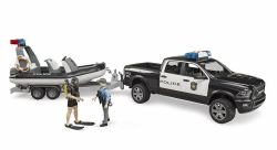 BRUDER 02507 vehículo de juguete (Bruder RAM 2500 police pickup, L+S mod)