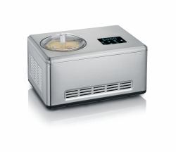 Severin EZ 7406 máquina para helados Compresor de helados 2 L 180 W Acero inoxidable (Severin 2-in-1 ice cream maker EZ 7406)