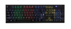 SureFire KingPin X2 teclado Juego USB QWERTY Nórdico Negro, Metálico 