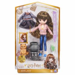 Wizarding World , muñeca Hermione Granger de 20.3 cm con 5 accesorios y 2 atuendos, juguetes para niñas a partir de 5 años (Spin Master WW Hermione 20cm with acce)