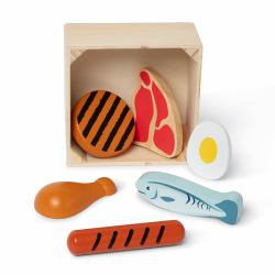 Melissa & Doug 95208 juego de rol (Wooden Food Groups Play* Set - Protein)