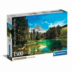 Clementoni High Quality Collection Blue Lake Puzzle 1500 pz Landscape (Blue Lake)